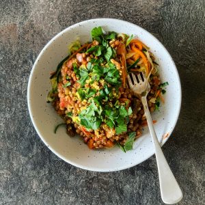 lentil bolognese