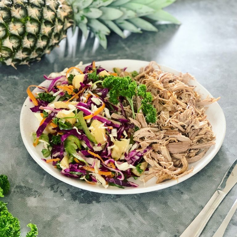 Pineapple Pulled Pork with fresh Slaw Penny Benjamin