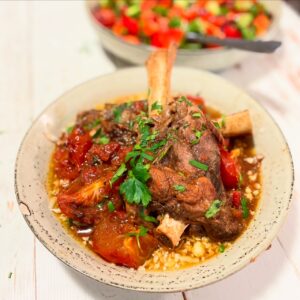 Persian lamb shanks