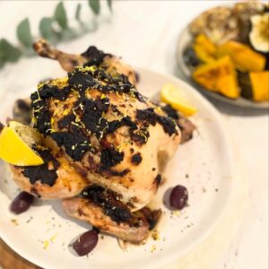 antipasto roast chicken